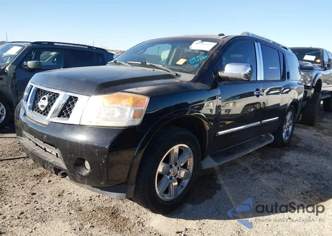 2010 Nissan Armada Platinum из США, поврежденный, VIN 5N1BA0NF1AN607043